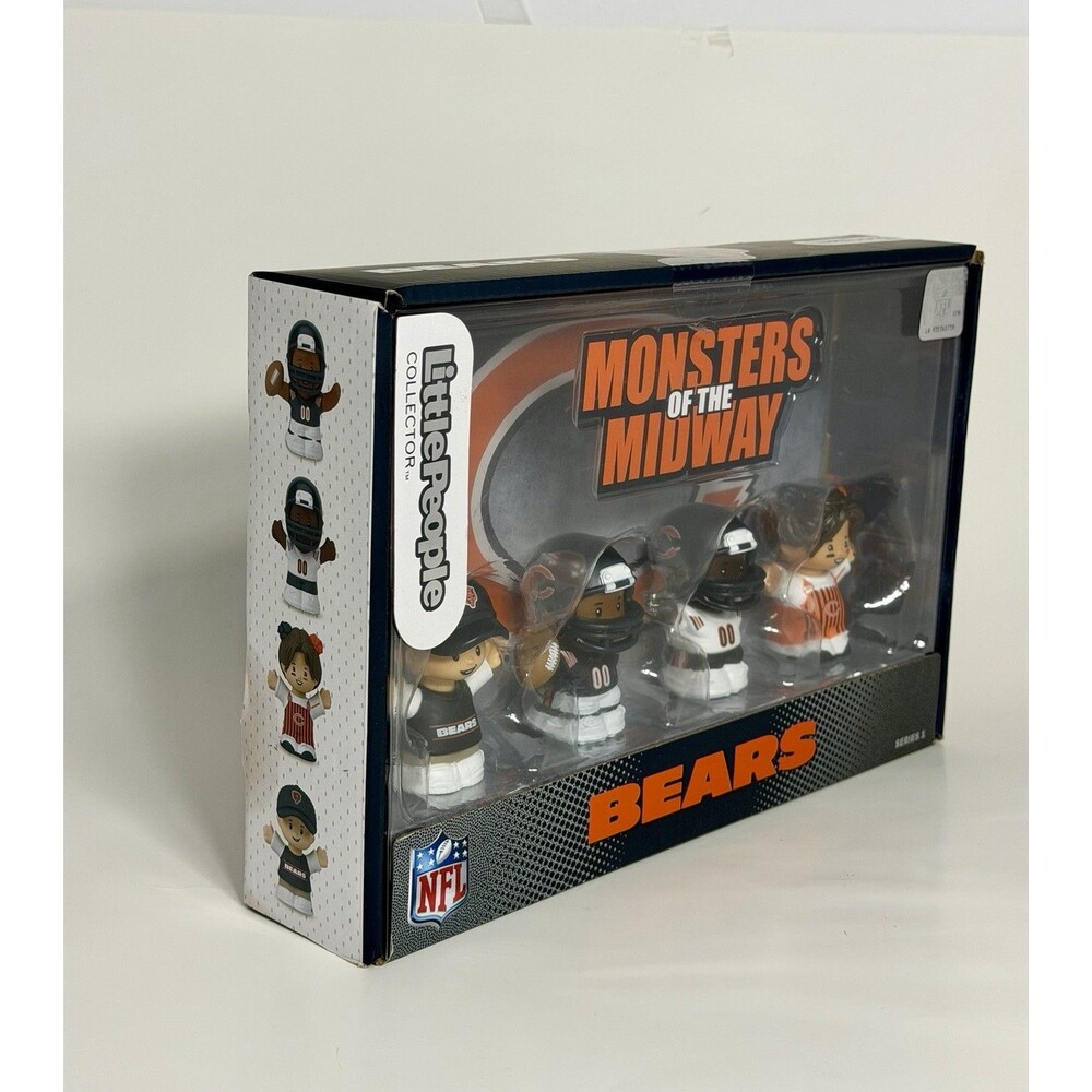 Little People Bears Monsters of the Midway Chicago Bears NFL Fisher Price NEW - Picture 3 of 5